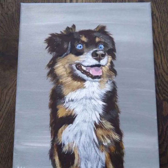 Pet Portraits! One of a kind Acrylic Painting of your pet! Great Gift Idea! - Picture 6 of 13